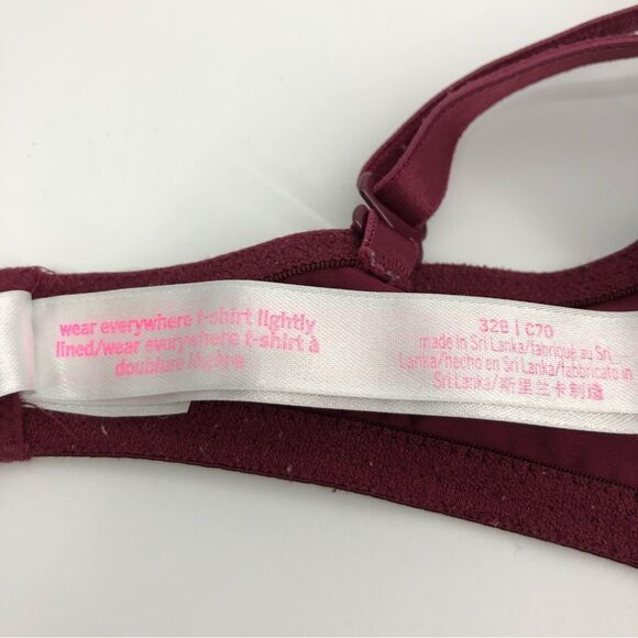 PINK by VS Wear Everywhere T-Shirt Lightly Lined Bra 32B - Picture 6 of 7